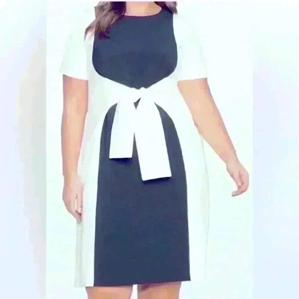 Beautiful navy & white dress in excellent condition. Worn once & dry cleaned